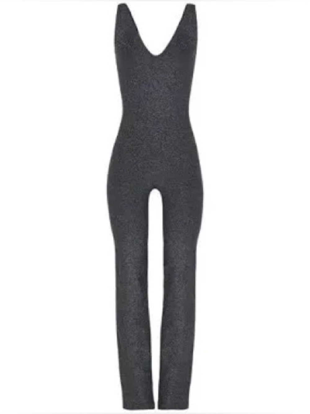 Wolford Shimmer Jumpsuit Black/Silver Lurex
